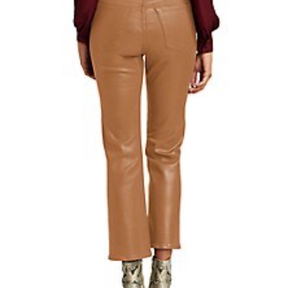 7 SEVEN FOR ALL MANKIND HIGH WAIST SLIM KICK FLARE JEAN COATED PENNY SIZE 30 - Picture 4 of 8